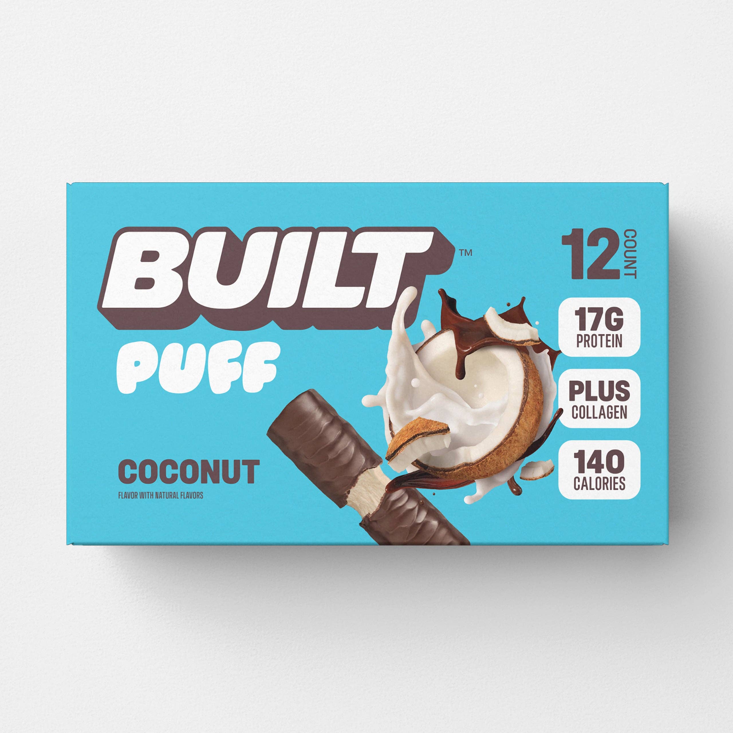Built Bar - Wholesale Snack Bar - Coconut Puffs - 12ct.6