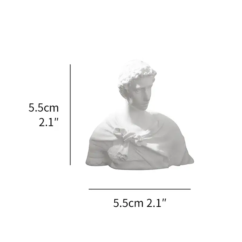 Magnifique Hearts - Wholesale Decorative Figurine - Miniature Greek Busts - Intricately Carved10