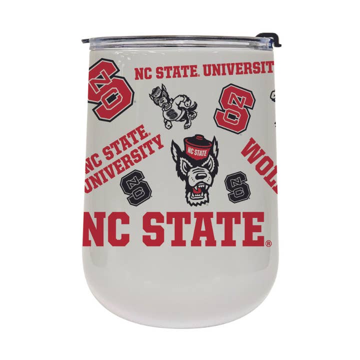 Indigo Falls - Wholesale Insulated Mug/Tumbler - 18oz NC State Wolfpack Medley Stainless Steel Tumbler0