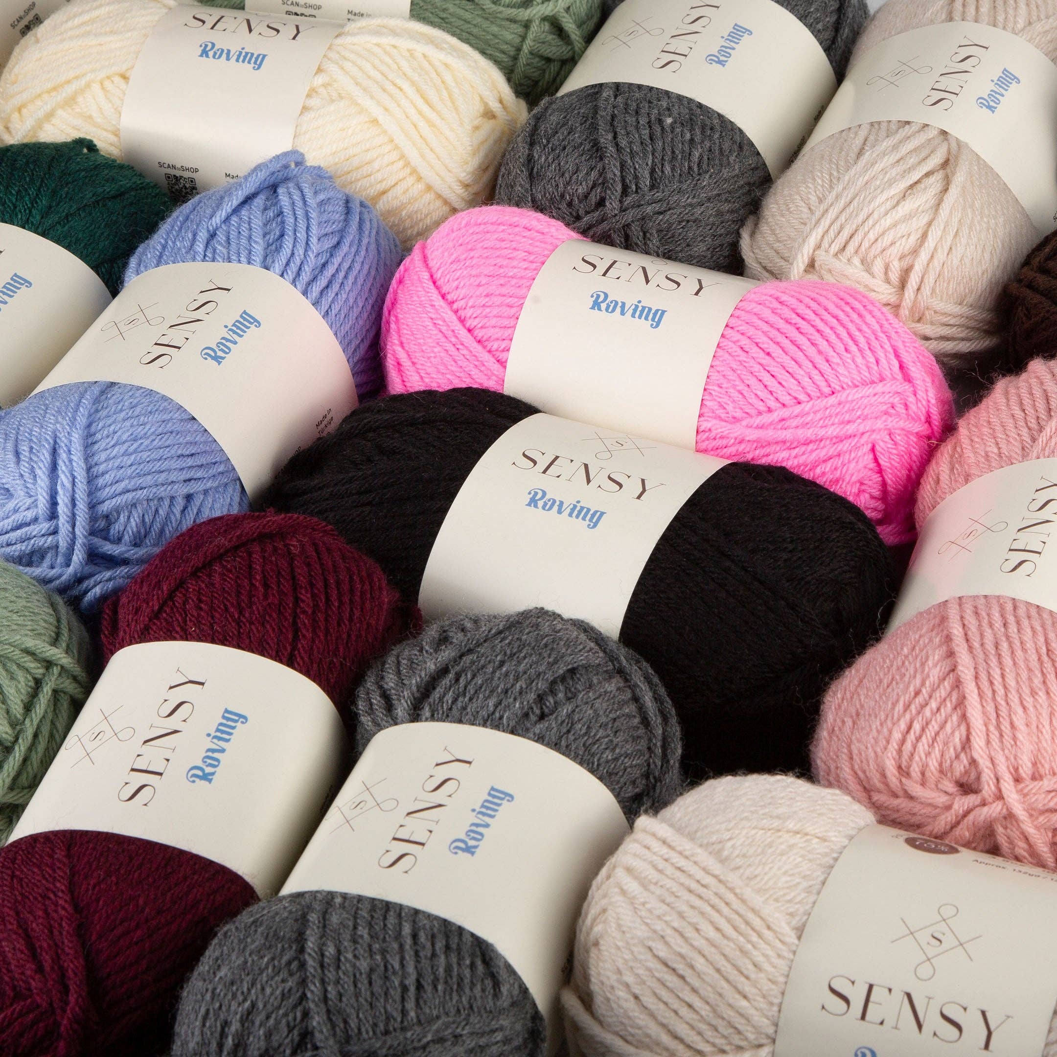 Sensy - Wholesale Yarn - Sensy Roving Yarn, 3.5 oz, 132 Yards, Gauge 5 Bulky7