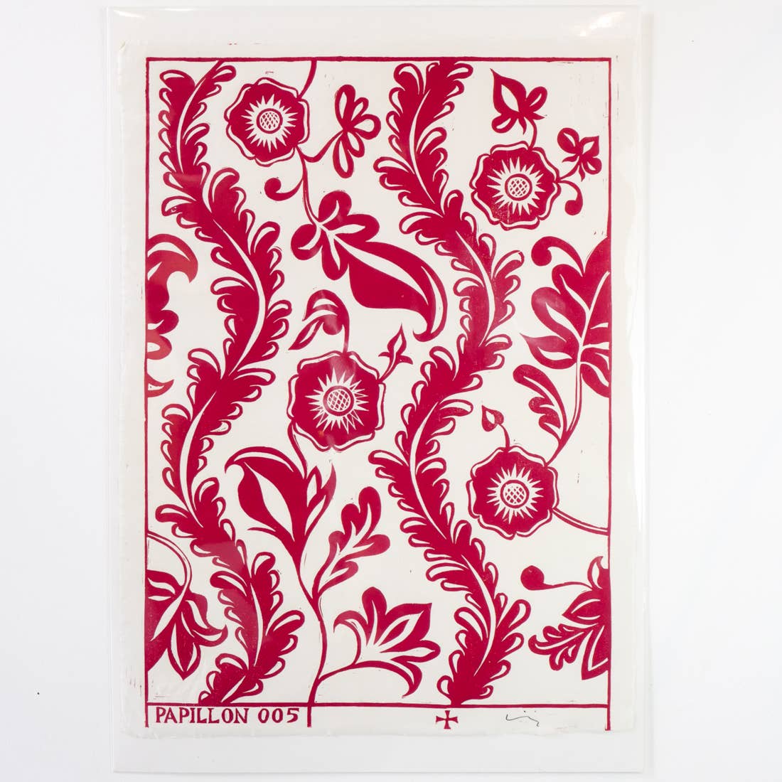 Papillon Press - Wholesale Art Print - Papillon Flora Block Print7