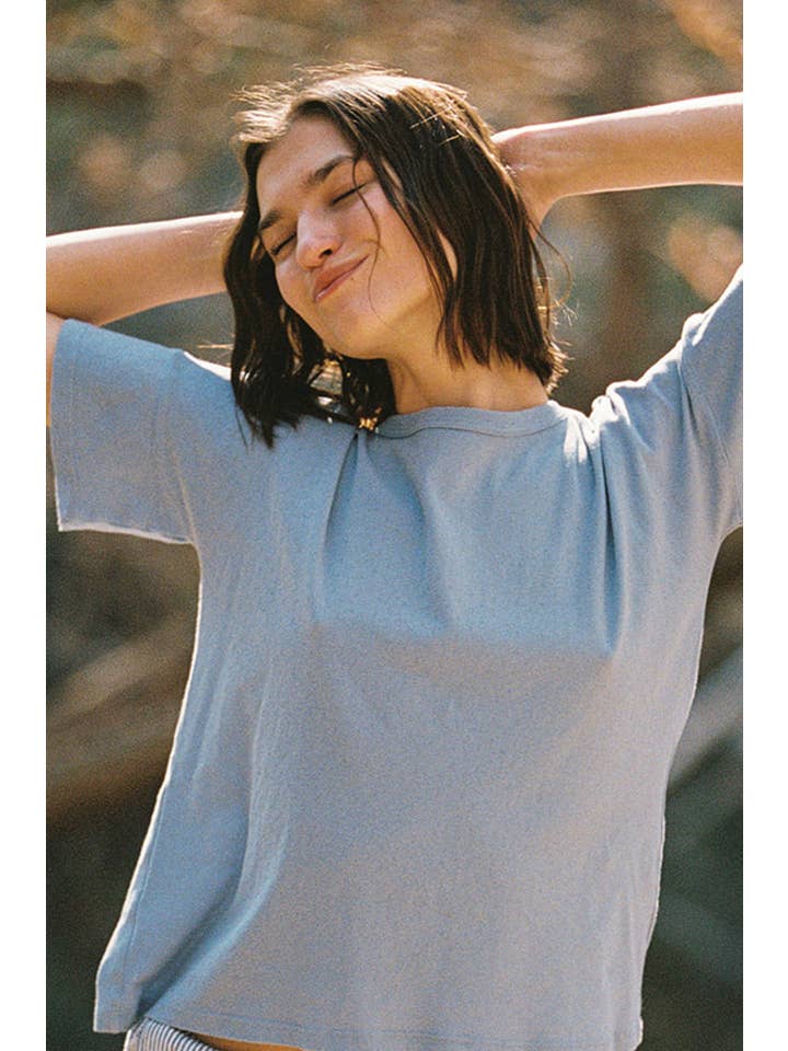 LA RELAXED - Wholesale T-Shirt - Women's - Petit Pointelle Tee5