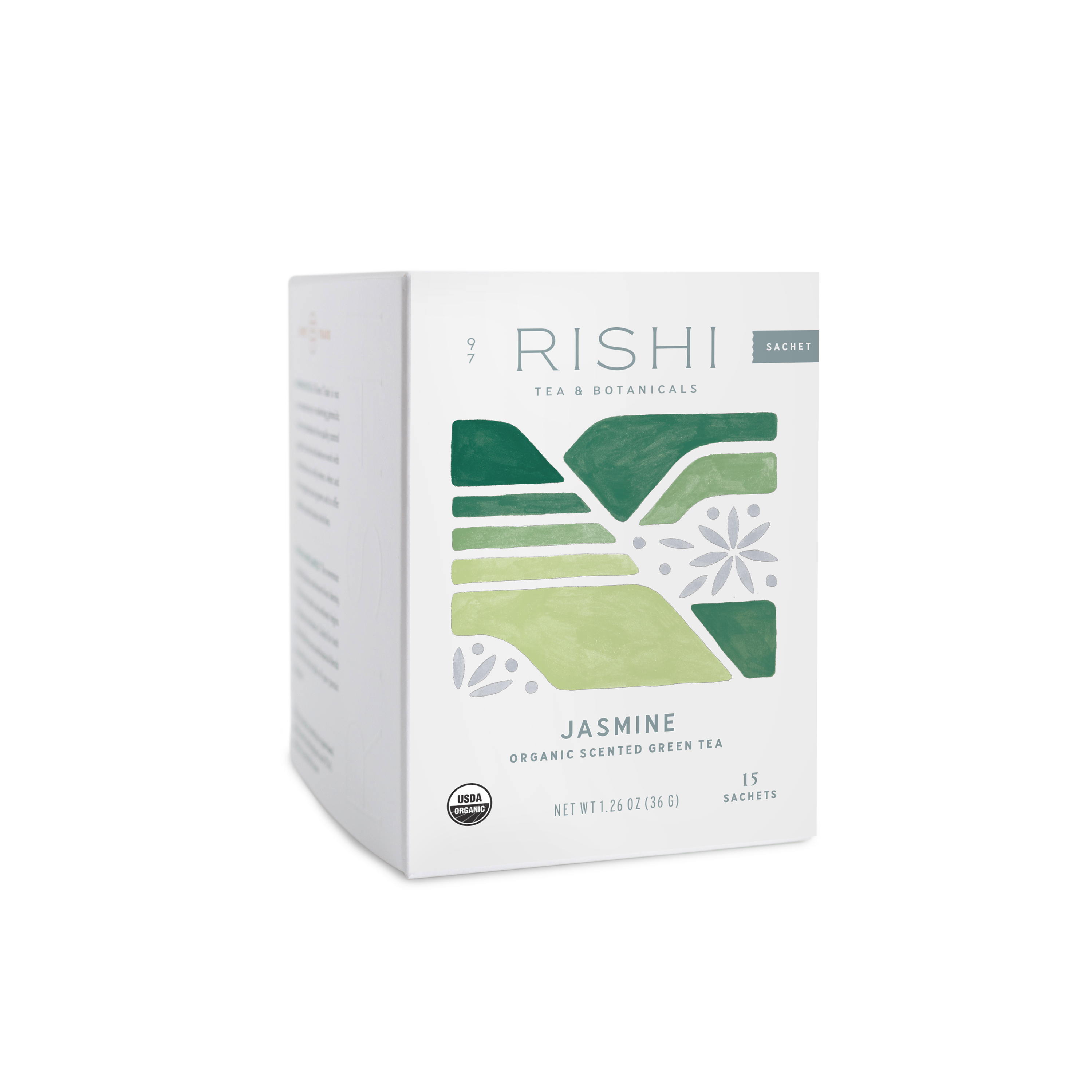 Rishi Tea & Botanicals - Wholesale Tea Bags - Jasmine Organic Green Tea Sachets1