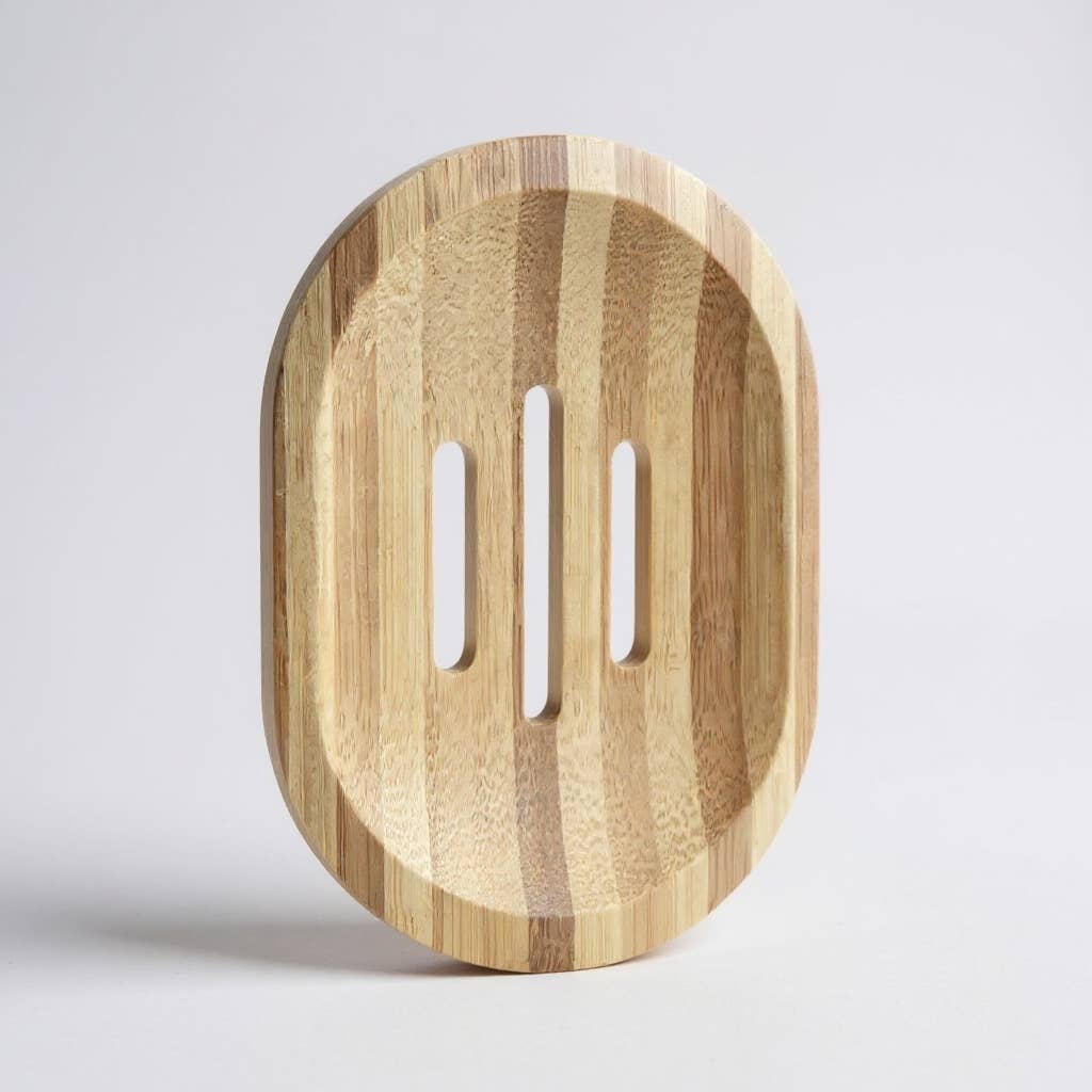 Earthcraft Soap Co – Engroshandel Sæbeskål til bad – Miljøvenlig sæbeskål i bambus – Selvdrænende træholder