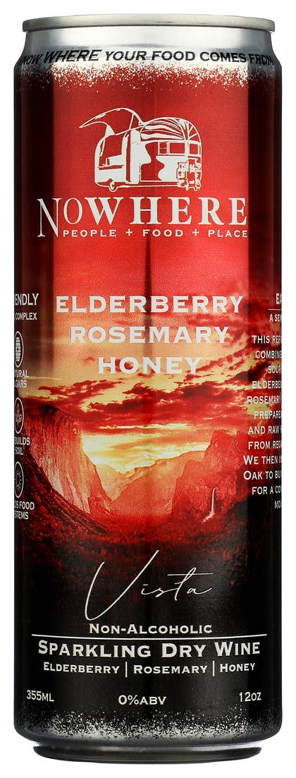 NoWhere Foods - Wholesale Non-Alcoholic Spirits/Wine/Beer - Non Alcoholic Sparkling Dry Wine - Vista5