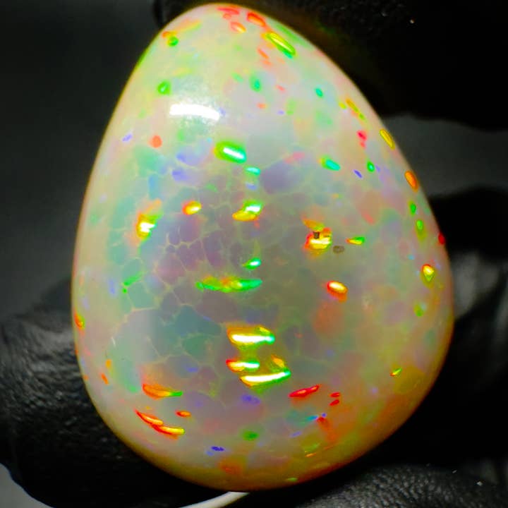 Ethiopian Opal Teardrop Cabochon – 28.35 ct (21.80 × 26.20) for wholesale by Modeeq Gems
