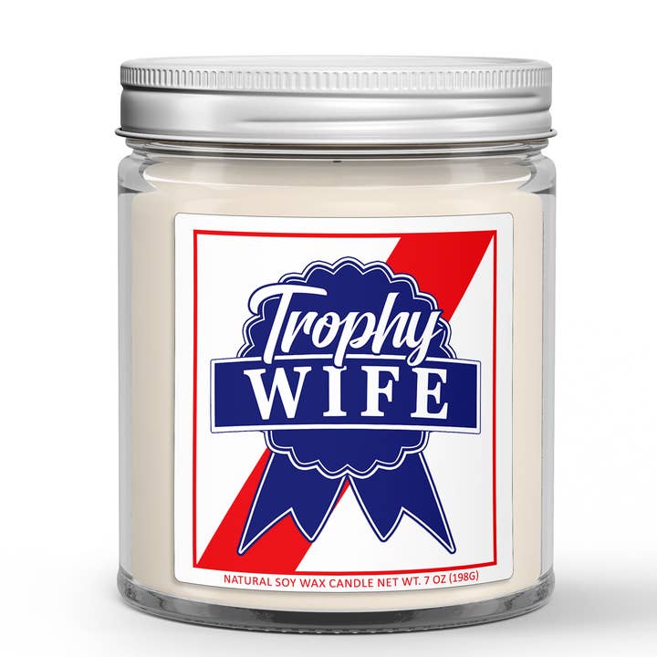 Trophy Wife Candle - Valentine's, Birthday Candle for wholesale by Wi-Wear