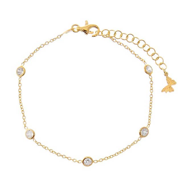 Gold Diamond By The Yard Bracelet for wholesale on Faire0