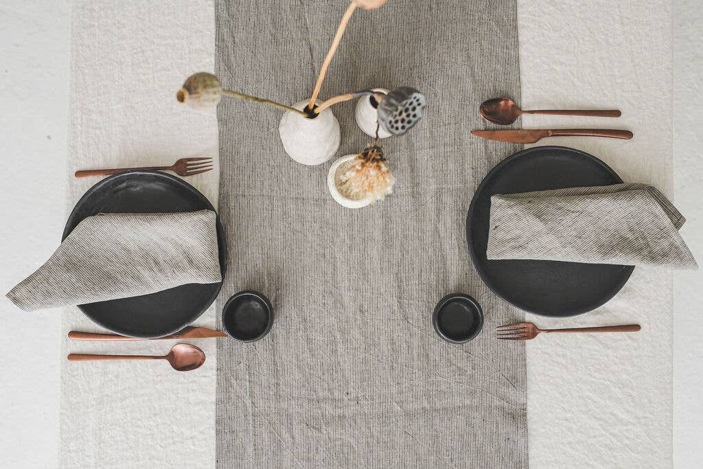 Epic Linen - Vendita all'ingrosso Runner - Runner da tavola in lino lavato naturale, 20 colori2