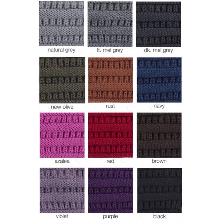 Suzie Q USA - Wholesale Fashion Headband - Women's - C.C Solid Ribbed Head Wrap11