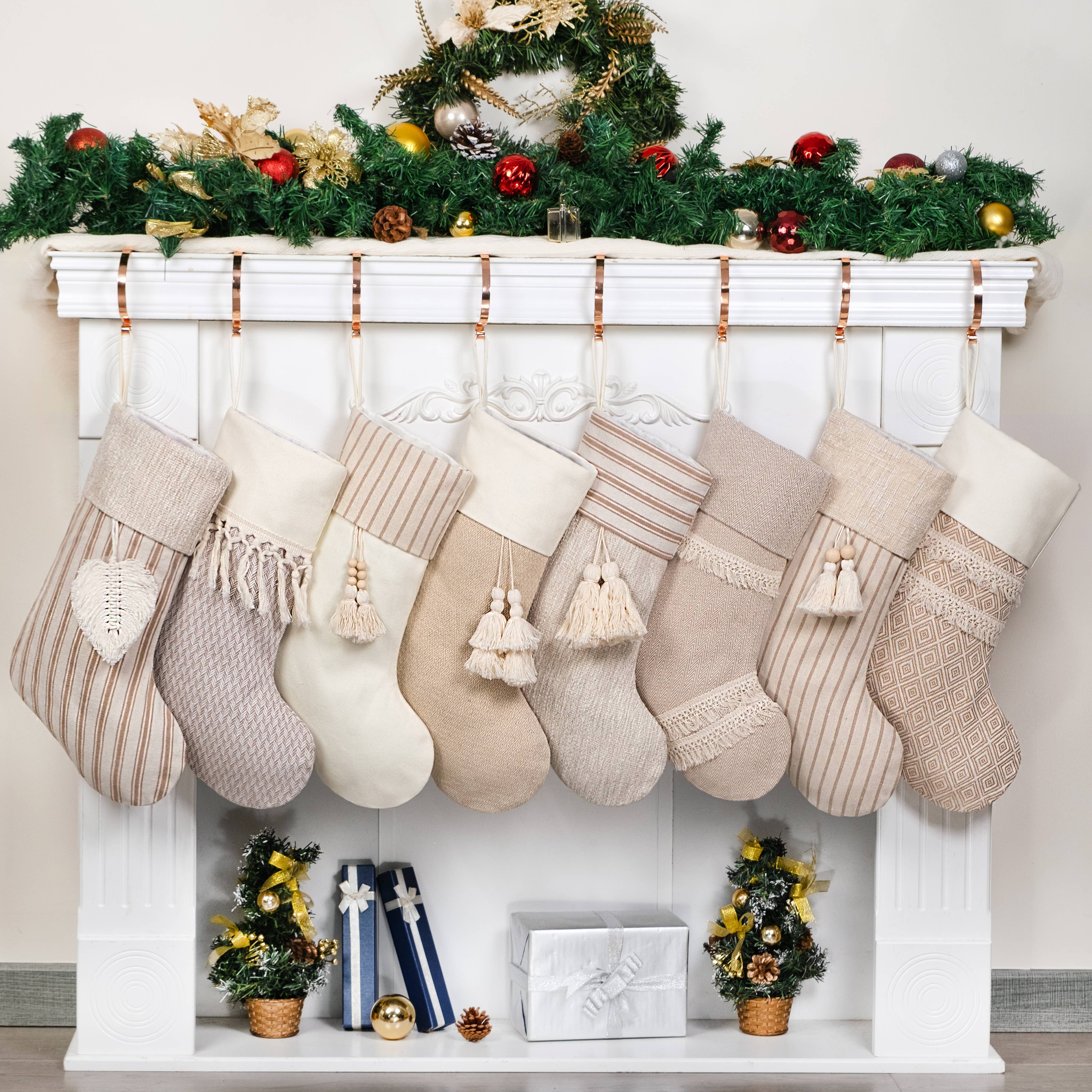 GEXWORLDWIDE – wholesale Holiday Stocking – Bohemian Fringe Christmas Stockings8