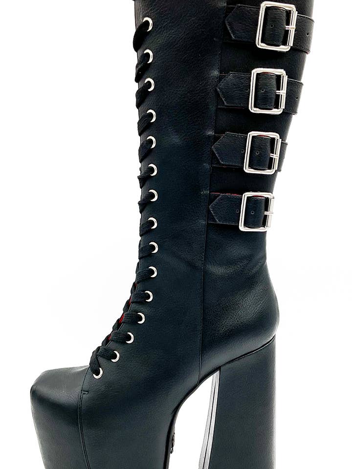 Icon 16 Buckle Boot for wholesale by Charla Tedrick Footwear