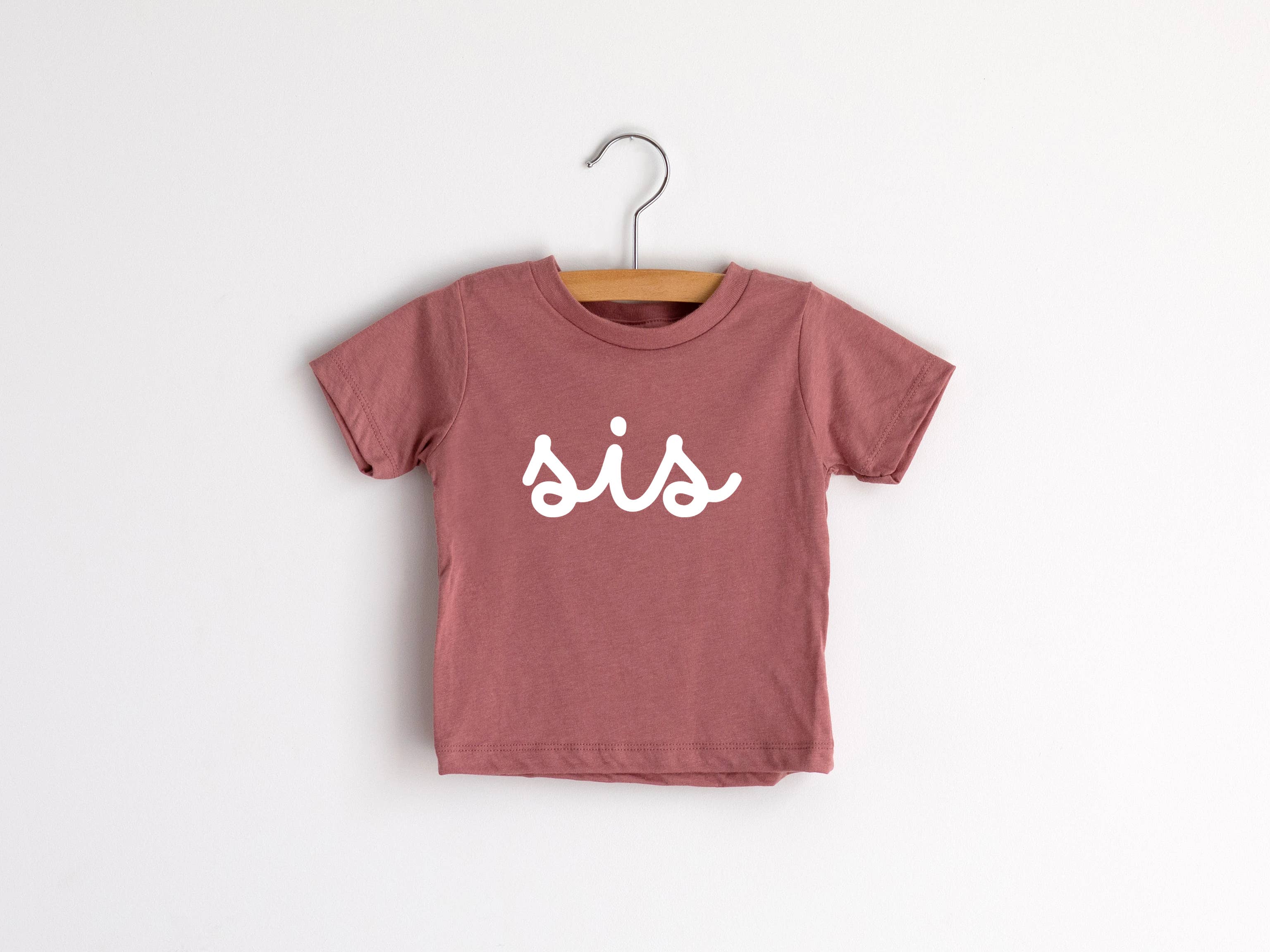 Gladfolk - Wholesale Screen Printed T-Shirt - Kids - Sis Script Baby & Kids Tri-Blend Tee0