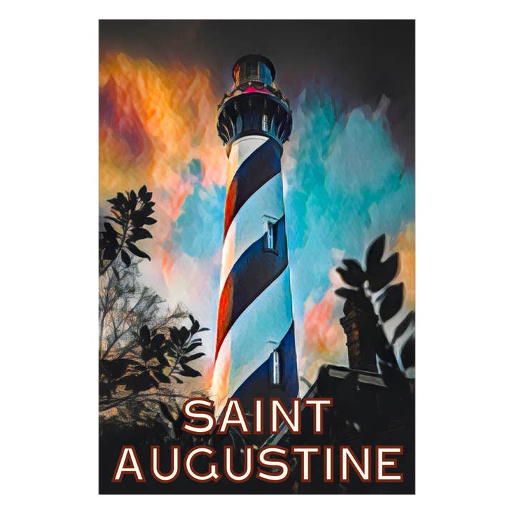 Adesivo #2 del faro di Sant'Agostino per la vendita all'ingrosso da parte di PNW Departure