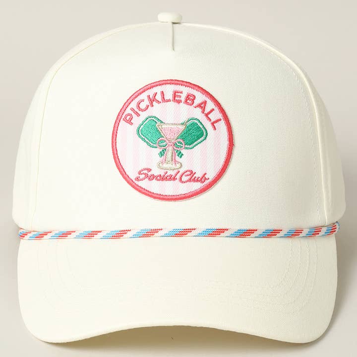 Fashion City - Wholesale Trucker Hat - Unisex - Pickleball Social Club Embroidery Trucker Hat