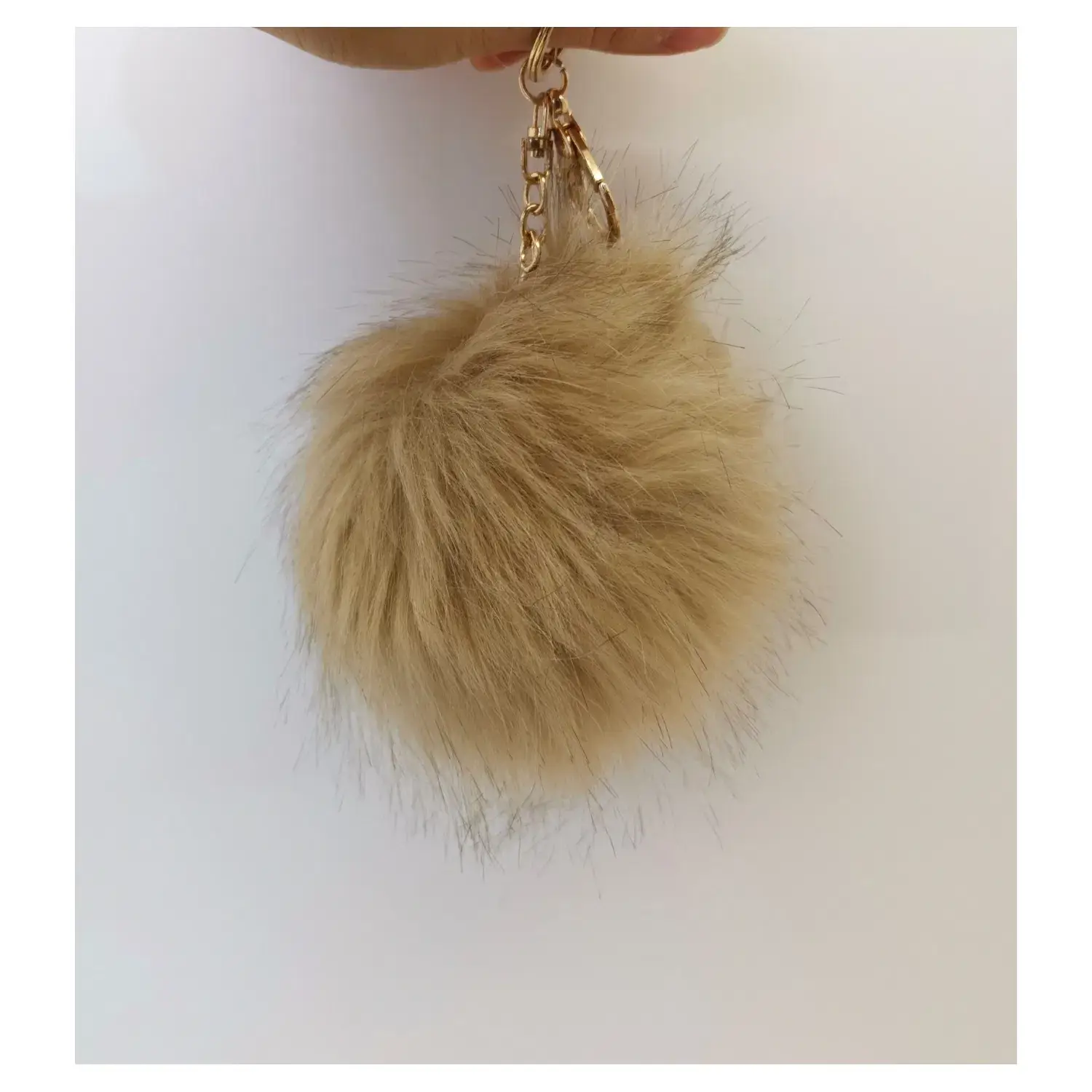 Superbia – wholesale Keychain – Women's – Fluffy Pom Pom Key Ring / Bag Charm 0