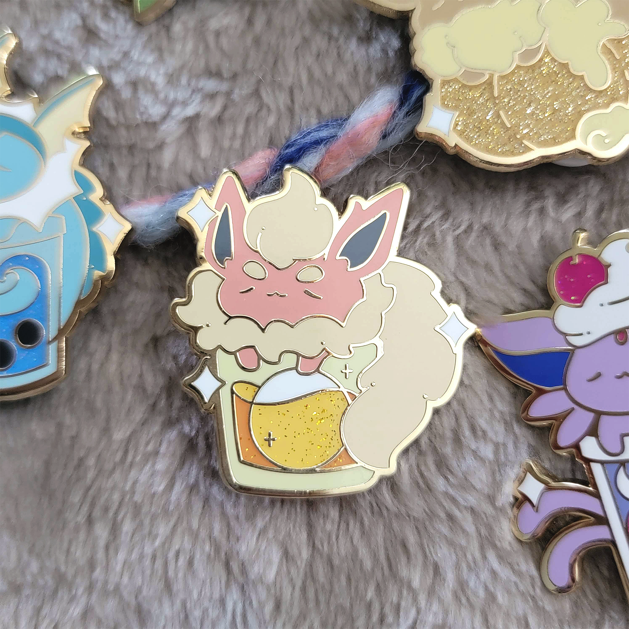 Xhilyn - Wholesale Lapel Pin/Button - Eeveelution Full Set Pins10