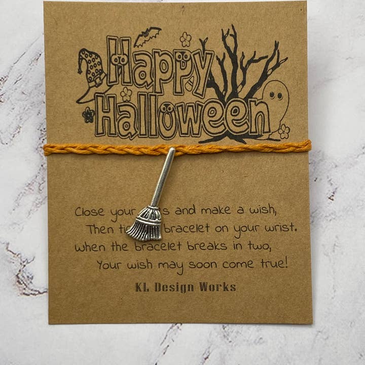 Wish Bracelet - Broom for wholesale by KL Design Works
