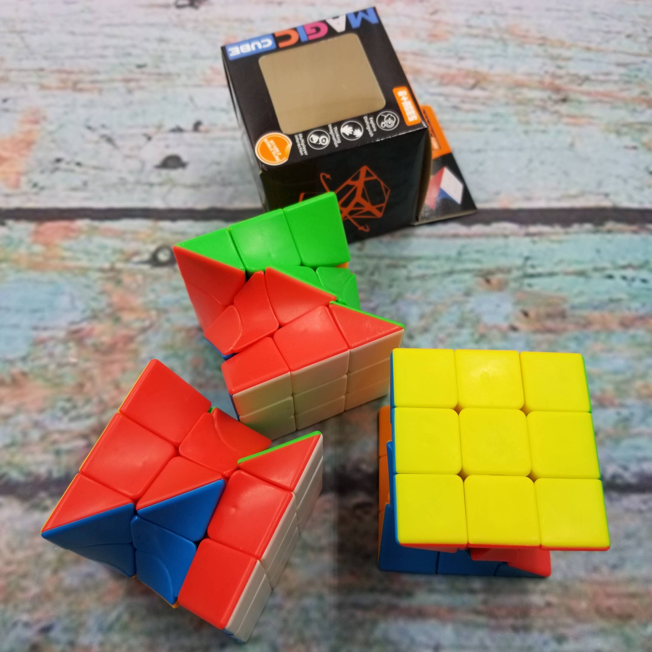 MIAS SHOP - Wholesale Puzzle - Kids - 3x3x3 Magic Speed Cube Twisted Puzzle Intelligence Toy0