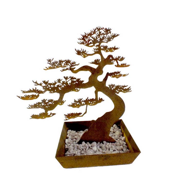 Bonsai Tray Two Garden Art for wholesale by Overwrought
