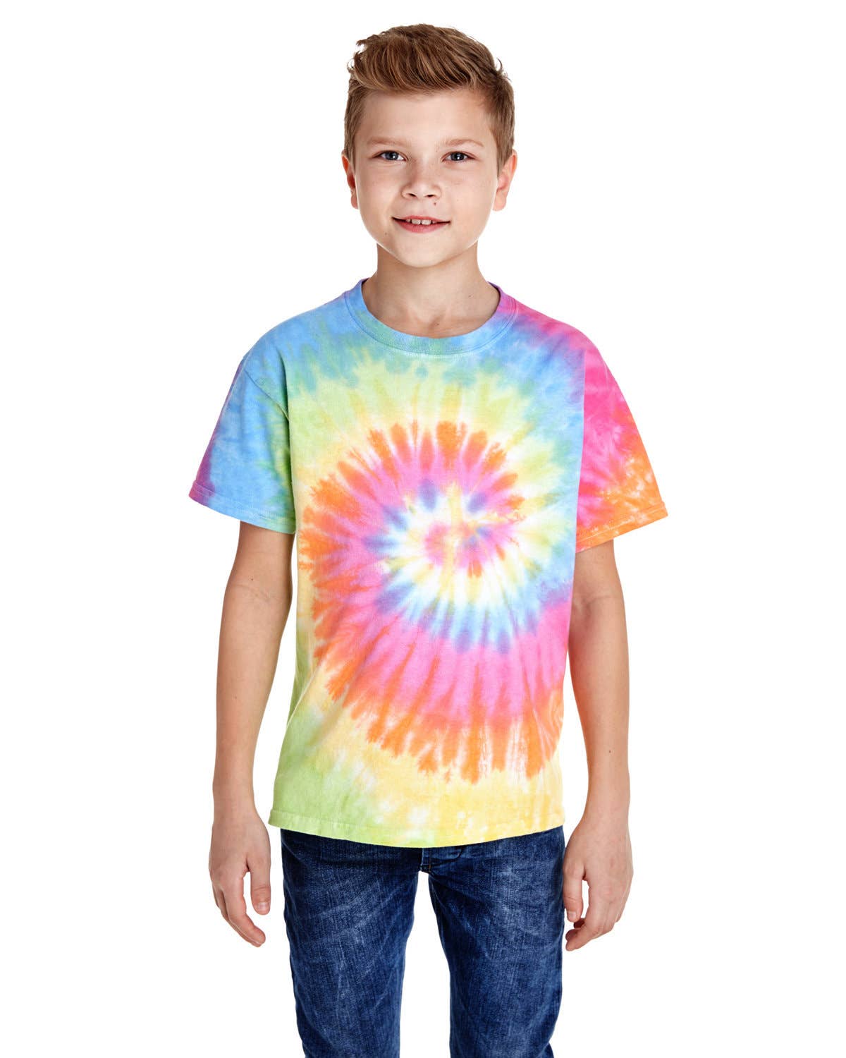 Total Apparel - Wholesale T-Shirt - Kids - Tie-Dye CD100Y - Youth 5.4 oz. 100% Cotton T-Shirt1