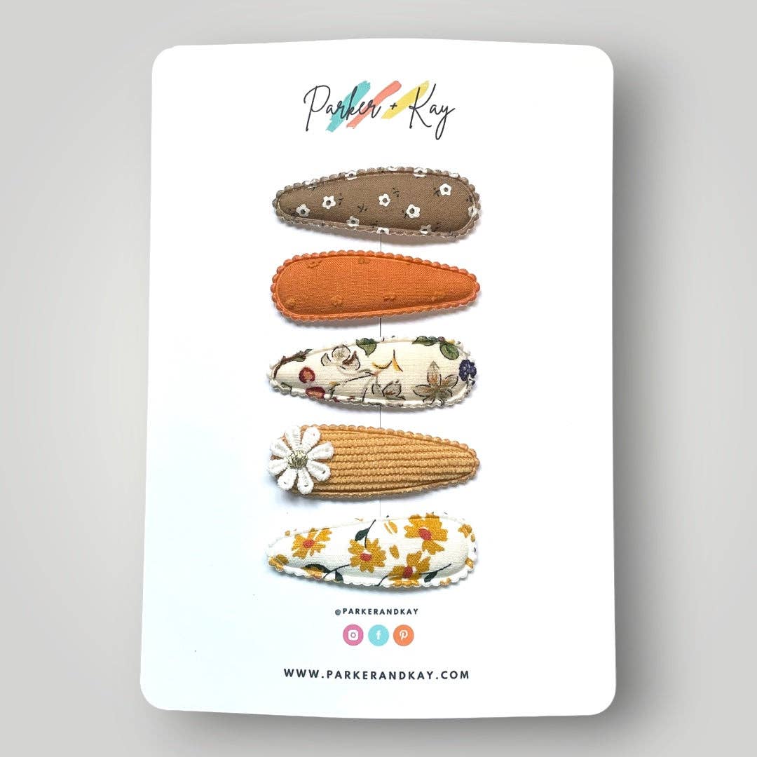 Parker and Kay Collective - Wholesale Hair Clip - Kids - Mystery Bag | Fabric Snap Clips16