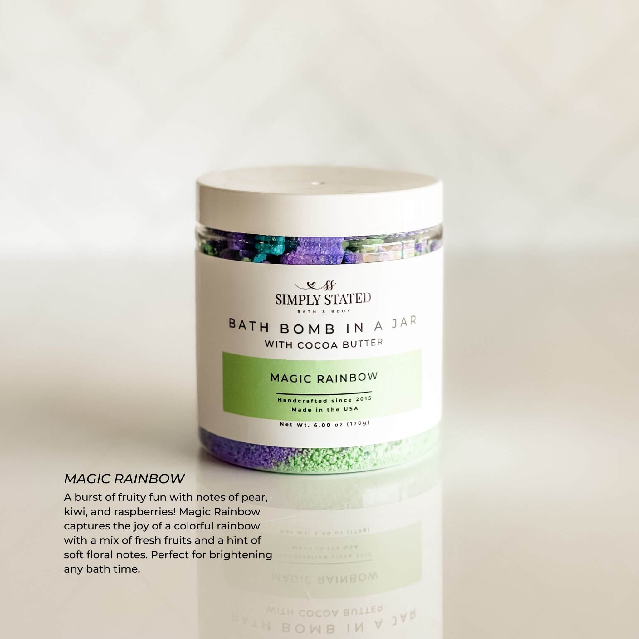 Simply Stated Bath & Body - Wholesale Bath Bomb/Fizz - Kids Bath Bomb in a Jar – Fun & Fizzy Bath Time Treats5