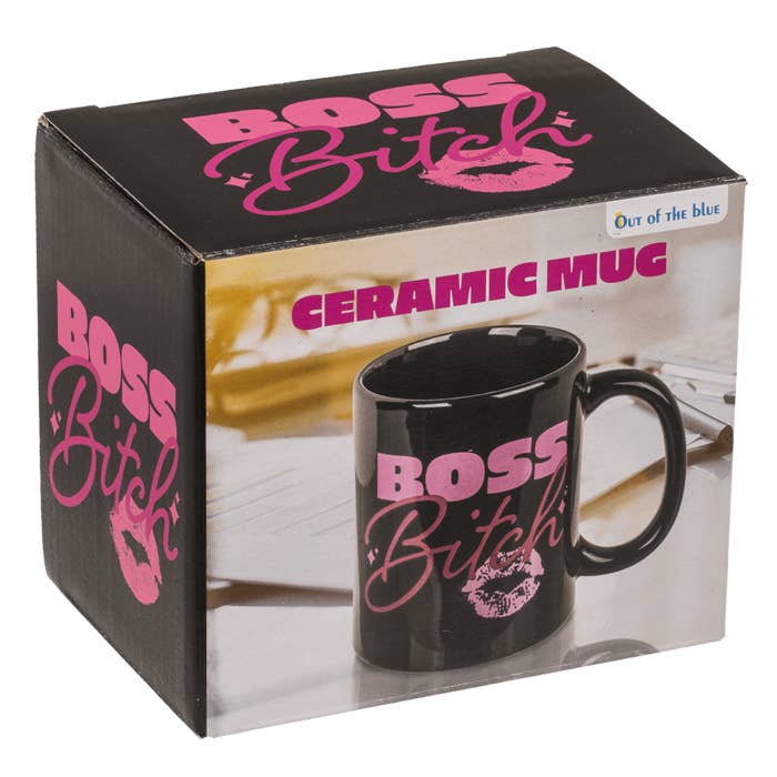 Out of the blue KG - Wholesale Coffee Mug - Mug, Boss Bitch, Stoneware,2