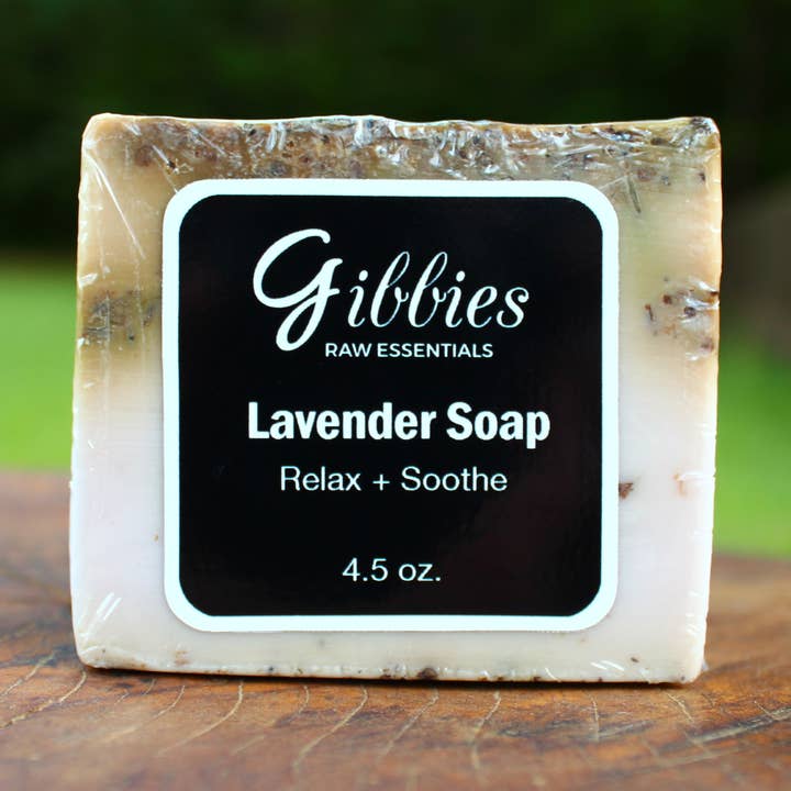 Lavender Soap for wholesale by Gibbies Raw Essentials