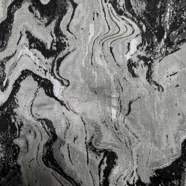 Onyx MILANO Jacquard Print Metallic Marbleized - Anpassade bordsdukar för wholesale av The Tablecloth Store