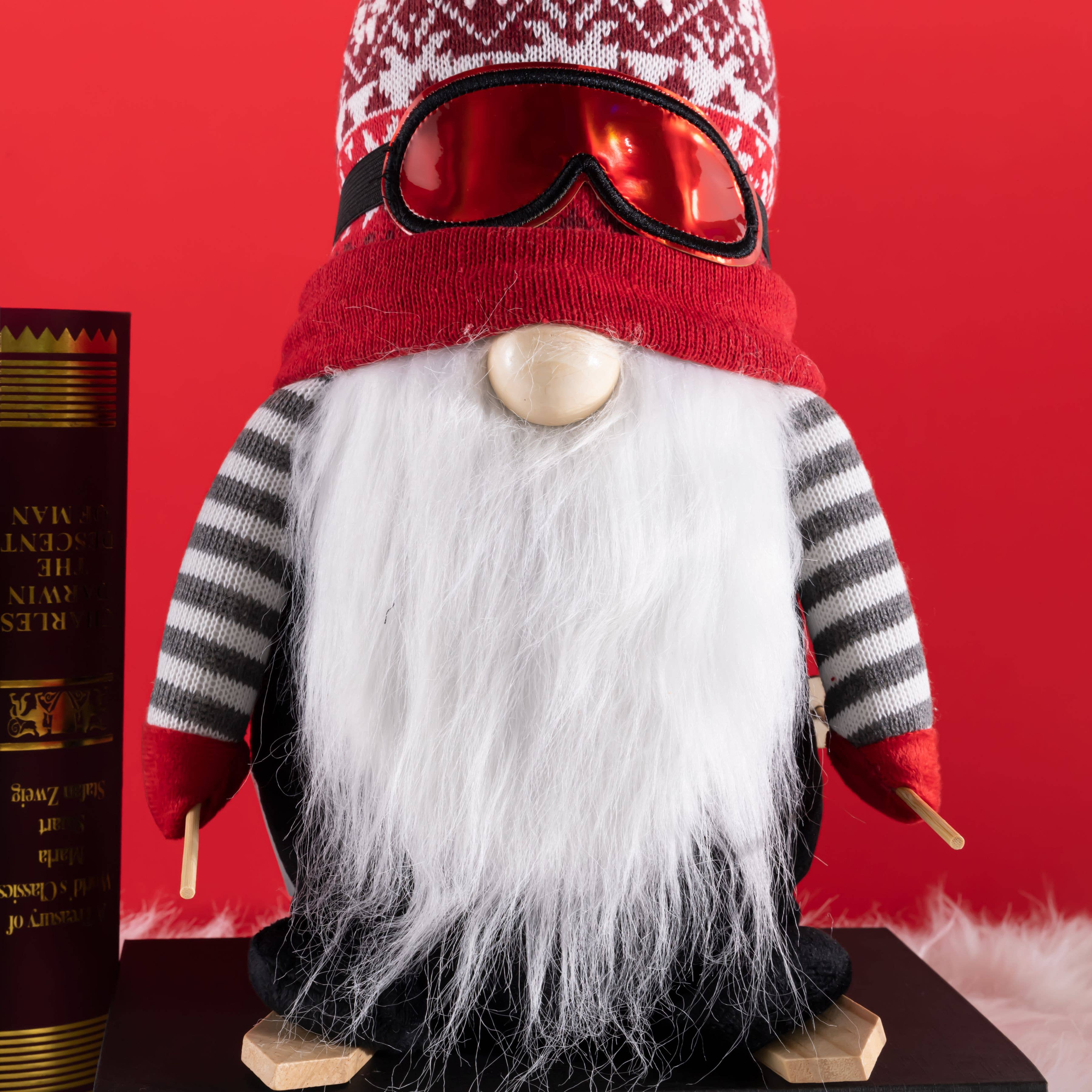 DesignStyles Home - Wholesale Christmas Decoration - Willow & Riley Christmas Theme Winter Skier Gnome1