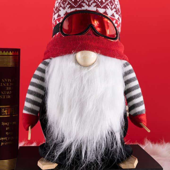 DesignStyles Home - Wholesale Christmas Decoration - Willow & Riley Christmas Theme Winter Skier Gnome1