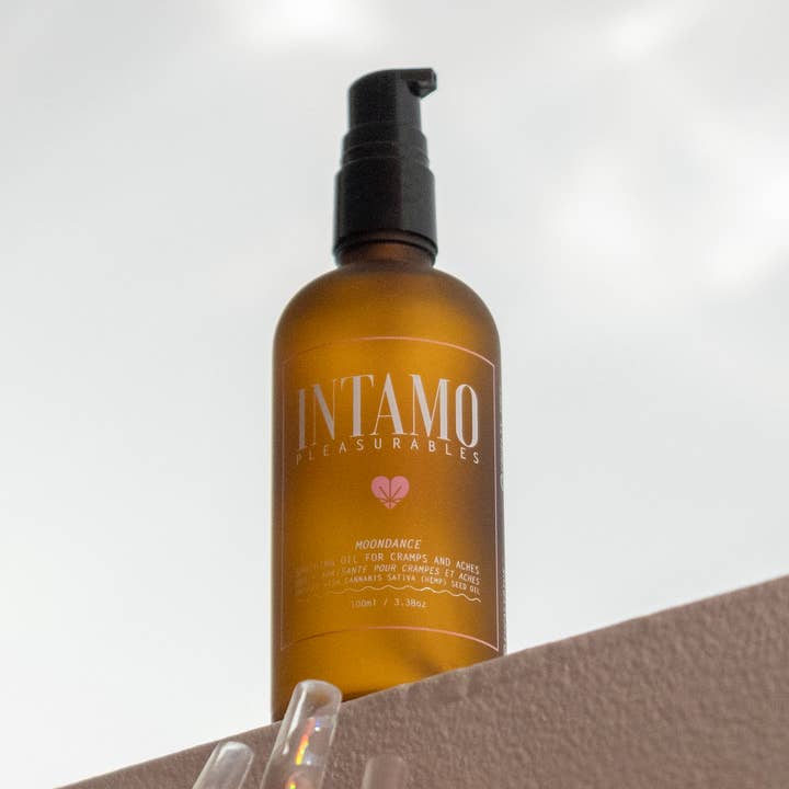 Soothing Oil for Cramps & Aches - Intamo Pleasurables 3.38oz for wholesale by Intamo Pleasurables