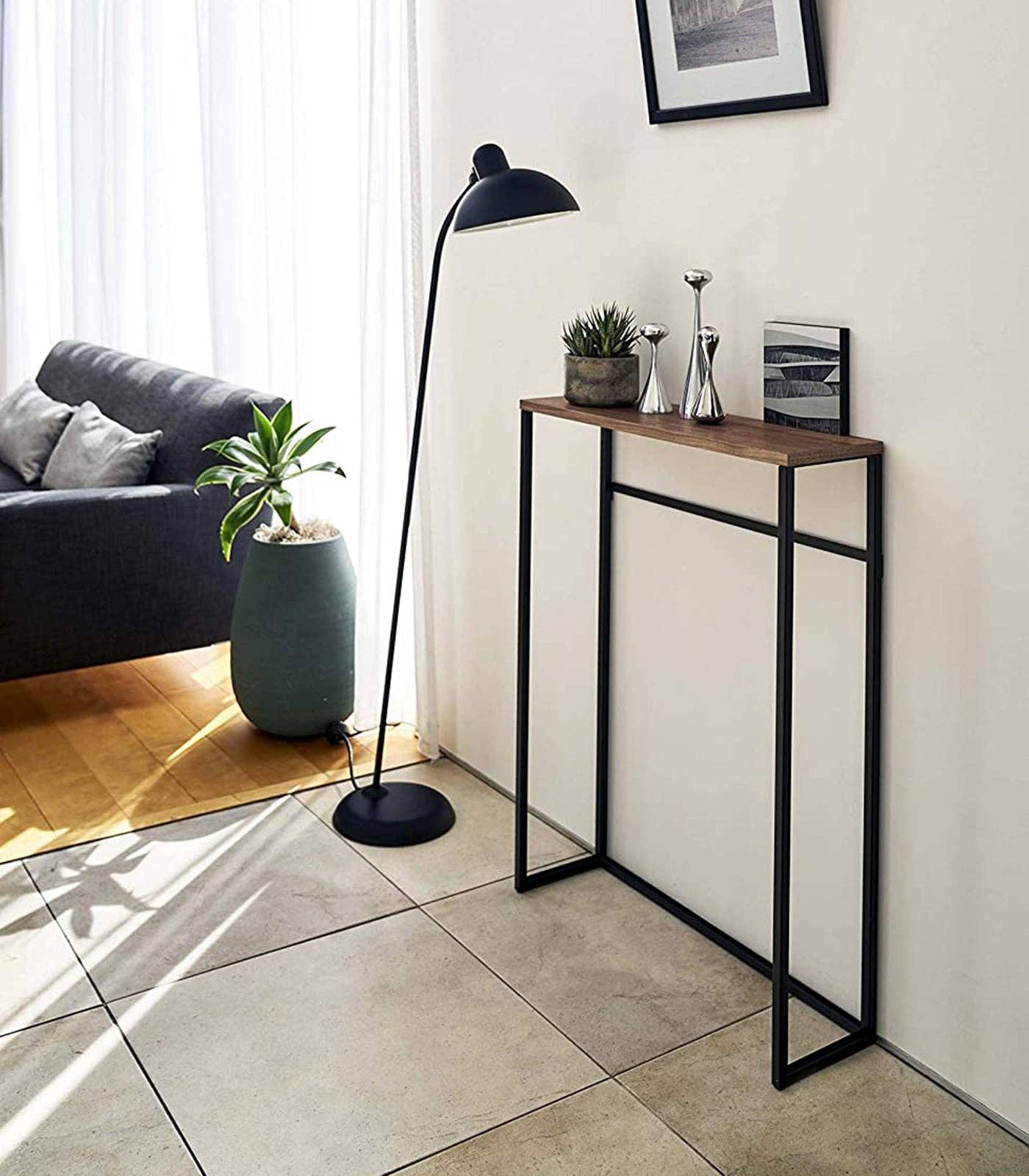 Yamazaki Home - Vente Console - Console d'entrée étroite Tower - Acier9