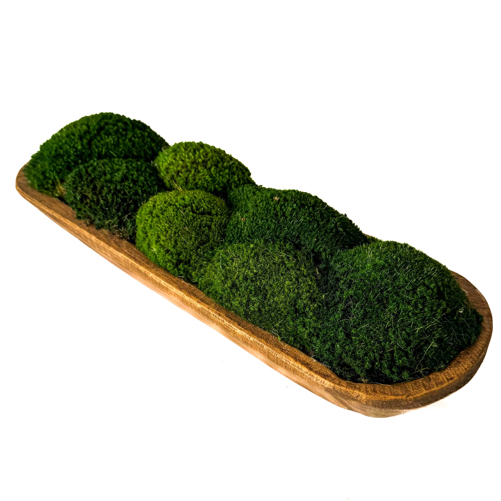 Forever Green Art - Wholesale Decorative Plate/Dish/Bowl - Preserved Mood Moss in Small Bread Bowl3