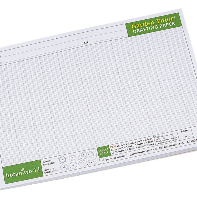 Garden Tutor Multiscale Garden Design Drafting Paper for wholesale by Garden Tutor