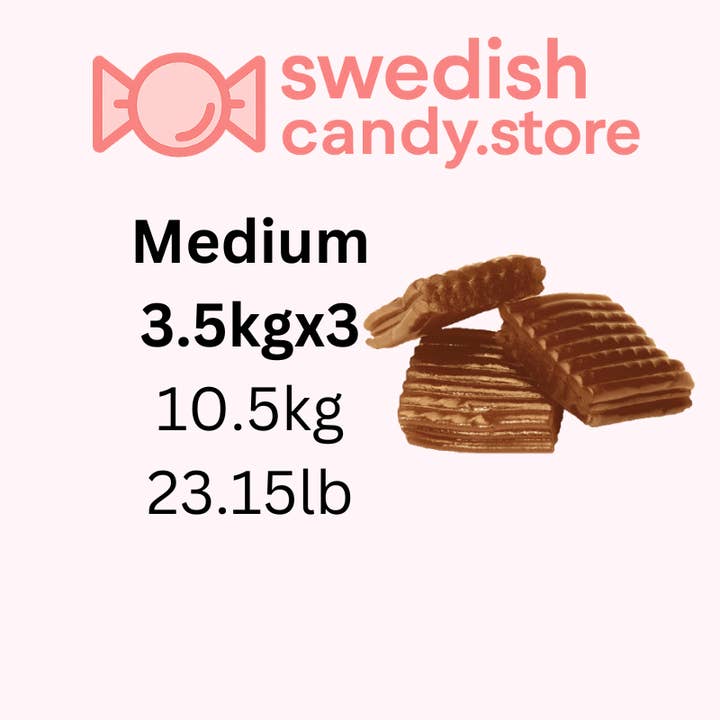 Swedish Candy.Store - Swedish Candy - Wholesale Gummy - Swedish Candy Caramel Strip 3.5kg/7.72lb1