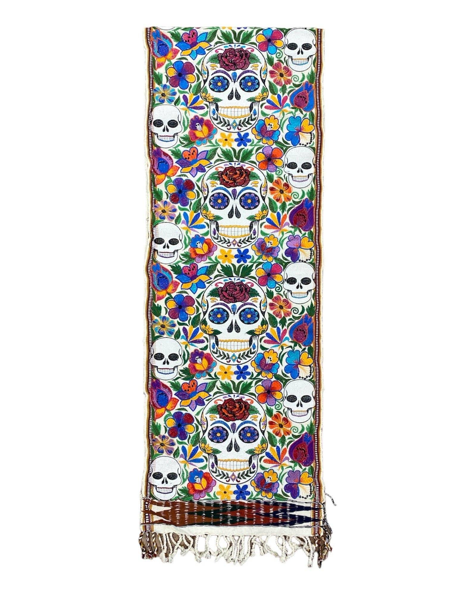 Cielito Lindo - Wholesale Table Runner - Skull Embroidered Table runner0