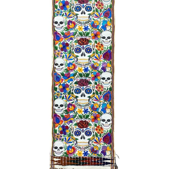 Cielito Lindo - Wholesale Table Runner - Skull Embroidered Table runner