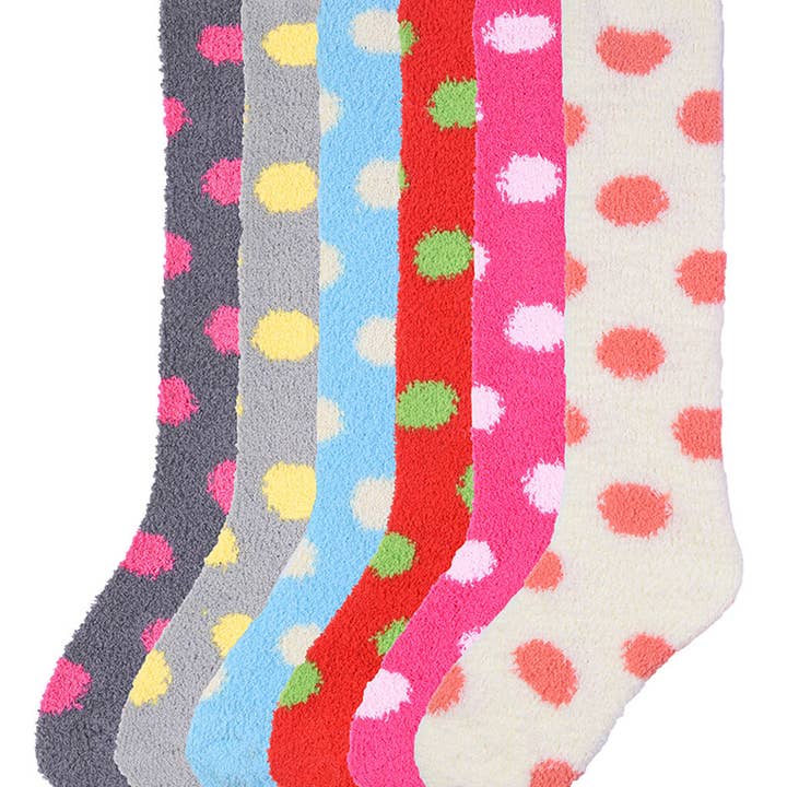 MOPAS MEIAS FELPUDAS E MACIAS ATÉ AO JOELHO PARA SENHORA (30801_DOT) por atacado de IWT Brands