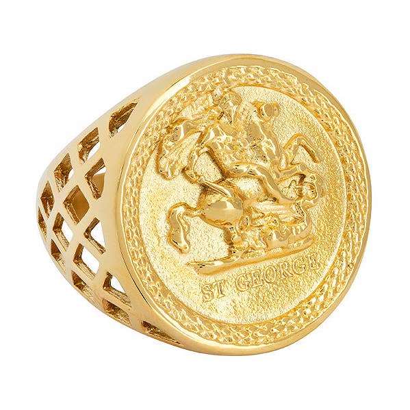 St George Sovereign Ring - Gold for wholesale by Twistedpendant