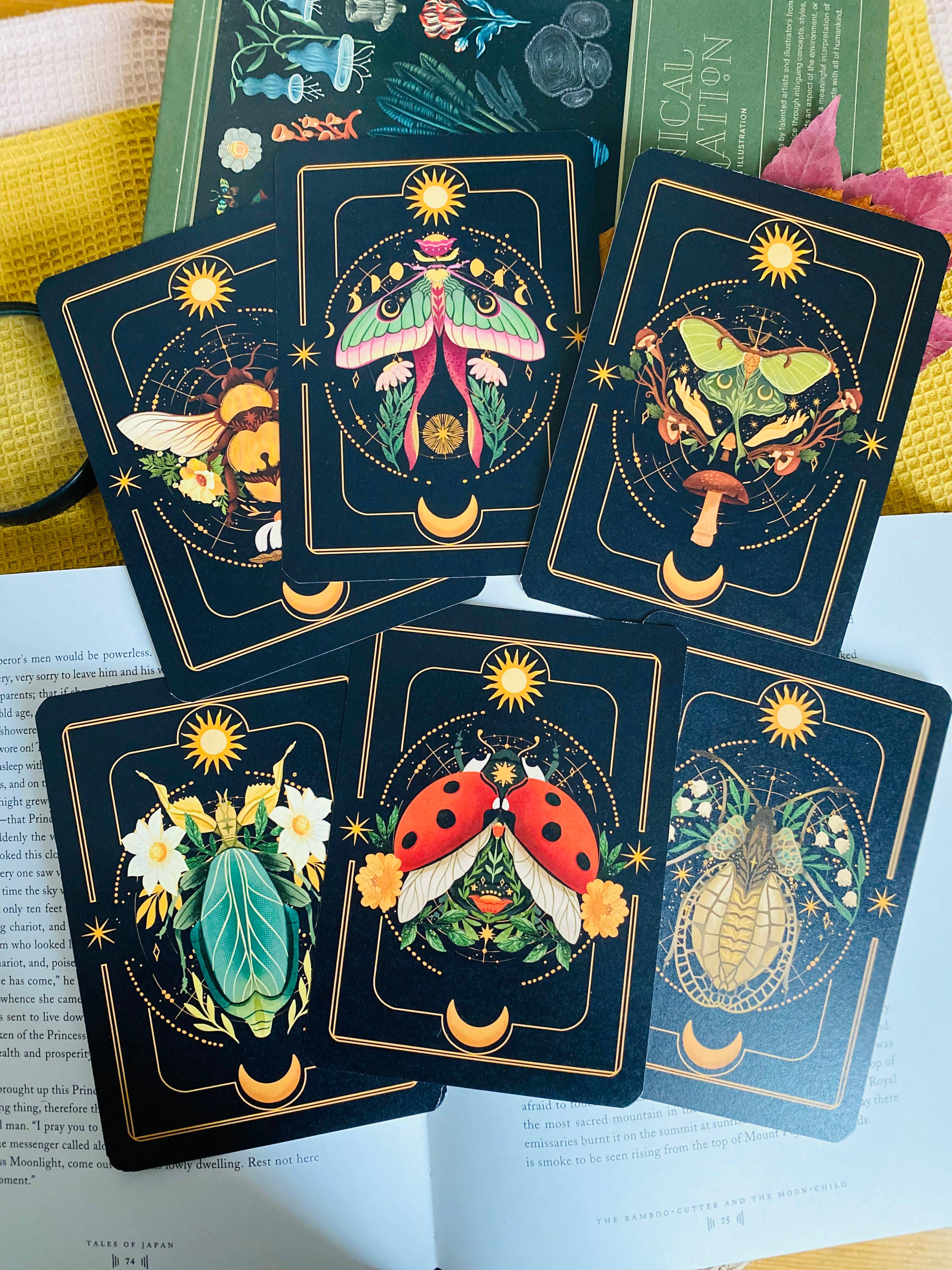 Split Moon Studios - Wholesale Art Print - A Set of Insect Art Prints - A6 Post Card Size - Artprint16