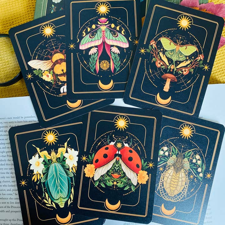 Split Moon Studios - Wholesale Art Print - A Set of Insect Art Prints - A6 Post Card Size - Artprint16