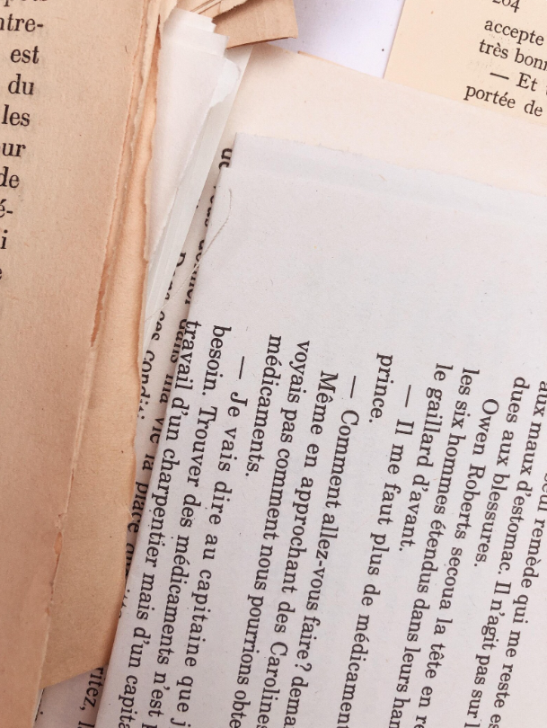 Chapteries - Wholesale DIY Craft Kit - Book pages kit1