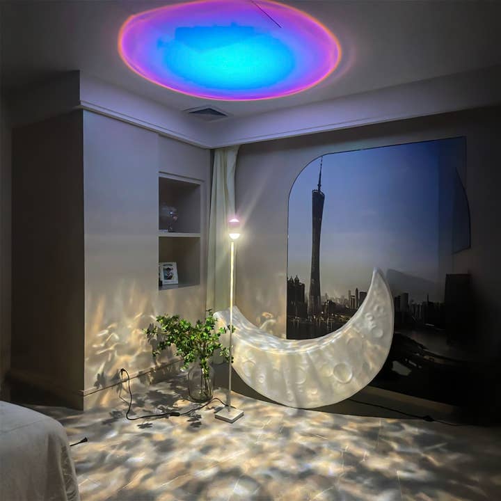 EP Design Lab - Wholesale Floor Lamp - Aurora Sunset Projection Floor Lamp2