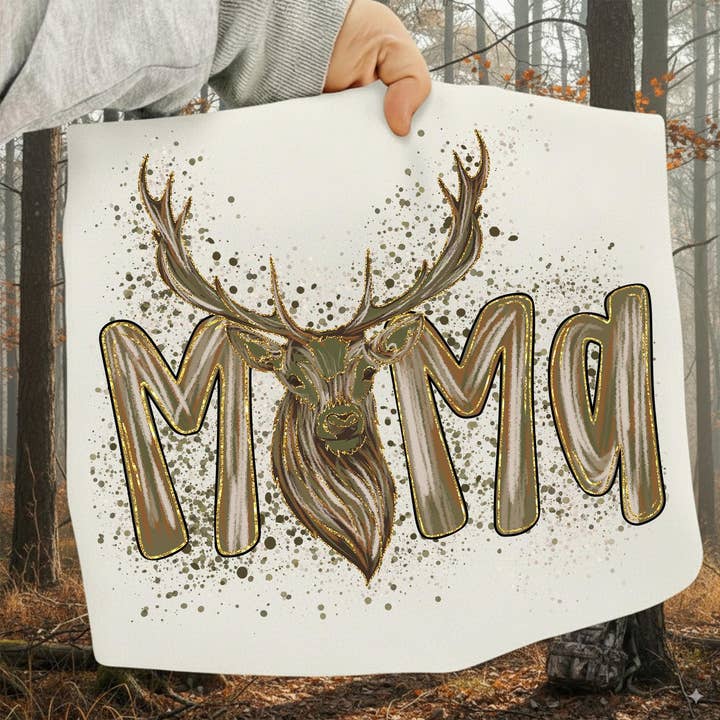 Hunting Mama Shirt, Preppy Deer Mom, Mama Hunting Sweatshirt for wholesale by NVC Ecommerce LLC