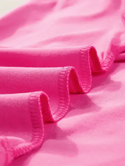 Lovesoft - Wholesale Tunic - Women's - Colorblock Star Patched Half Sleeve Oversized Tee17