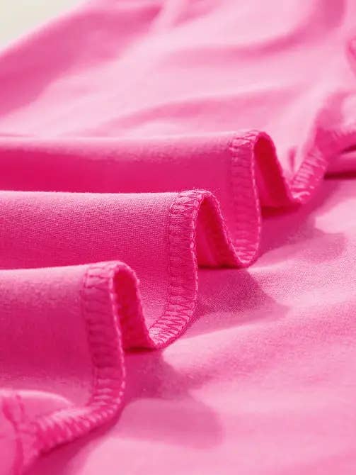 Lovesoft - Vente Tunique – femme - T-shirt surdimensionné Colorblock Star à manches courtes et patchs17