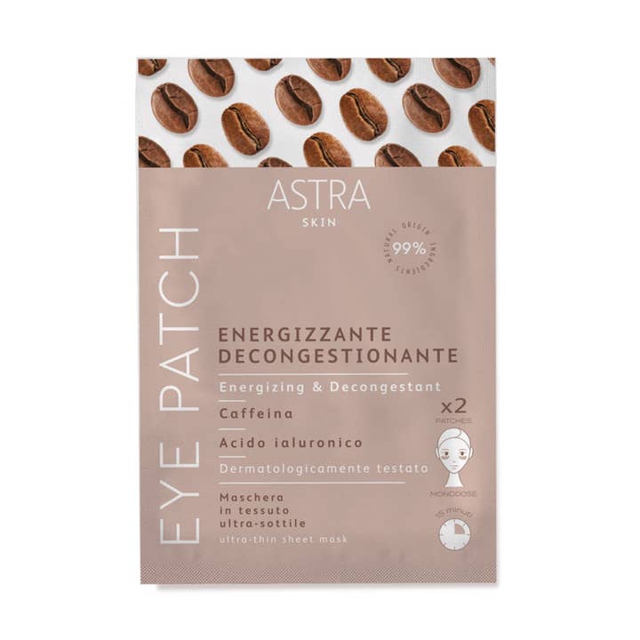 Eye patch énergisant et décongestionnant pour la vente par Astra Make-Up