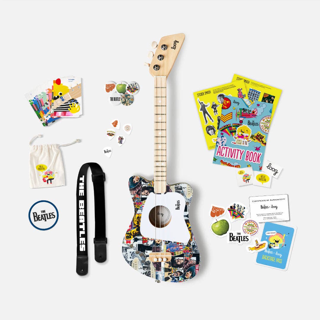 Loog Guitars Wholesale - Wholesale Musical Instrument - Beatles + Loog Mini Guitar (+3)0
